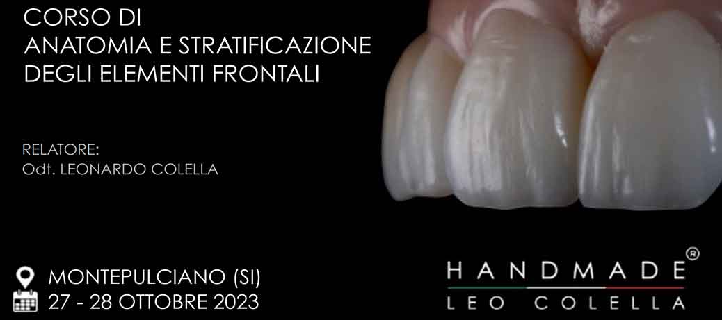 Corso di anatomia e stratificazione degli elementi frontali - Montepulciano  27-28 Ottobre 2023
