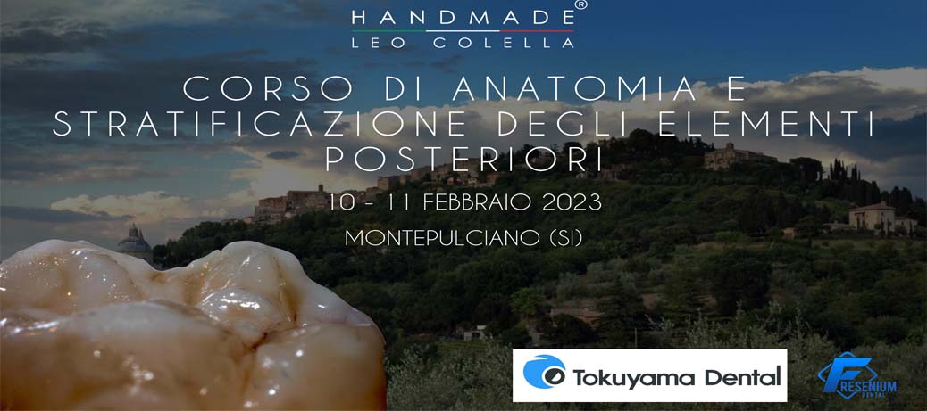 Corso di anatomia e stratificazione degli elementi posteriori - Montepulciano - 10/11 Febbraio 2023