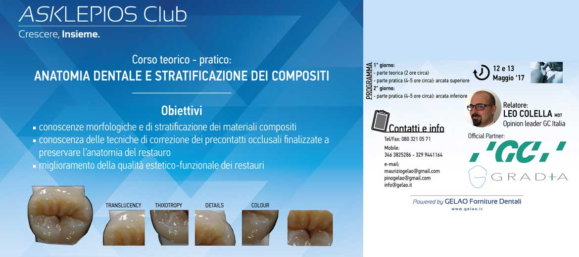 Anatomia dentale e stratificazione dei compositi