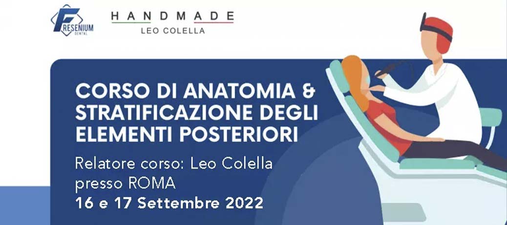 Corso di anatomia e stratificazione degli elementi posteriori - Roma - 16/17 Settembre 2022